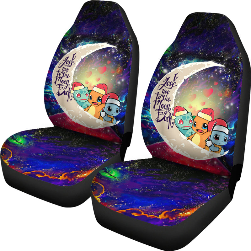 Pokemon Friends Gen 1 Love You To The Moon Galaxy Car Seat Covers