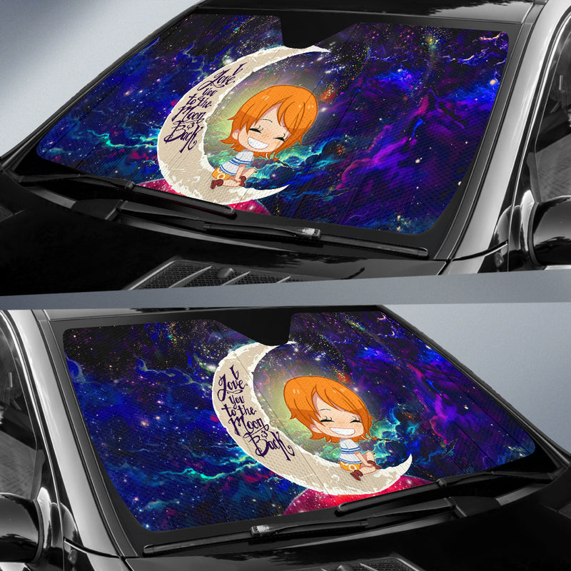 Nami One Piece Love You To The Moon Galaxy Car Auto Sunshades Nearkii
