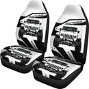 Jeep White Premium Custom Car Seat Covers Decor Protectors Nearkii