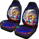 Mario Couple Love You To The Moon Galaxy Car Seat Covers