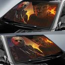Jason Voorhees And Jason Voorhees Friday 13th Horro Movie Car Auto Sunshades Nearkii