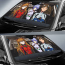 Neon Genesis Evangelion Shinji Asuka And Rei Car Auto Sunshades Nearkii