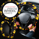 Nightmare Before Christmas Jack Face Smile Premium Car Steering Wheel Cover Nearkii