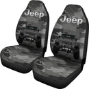 Gray Jeep Camouflage Premium Custom Car Seat Covers Decor Protectors Nearkii