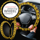 Sunflower Pattern Car Steering Wheel Cover