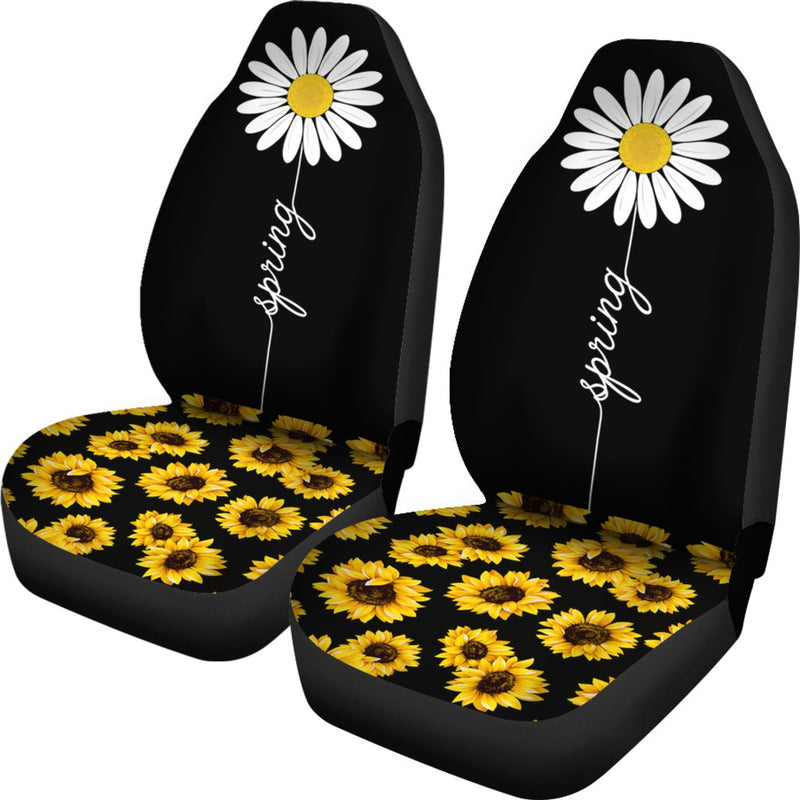 Best Spring Sunflower Premium Custom Car Seat Covers Decor Protector Nearkii