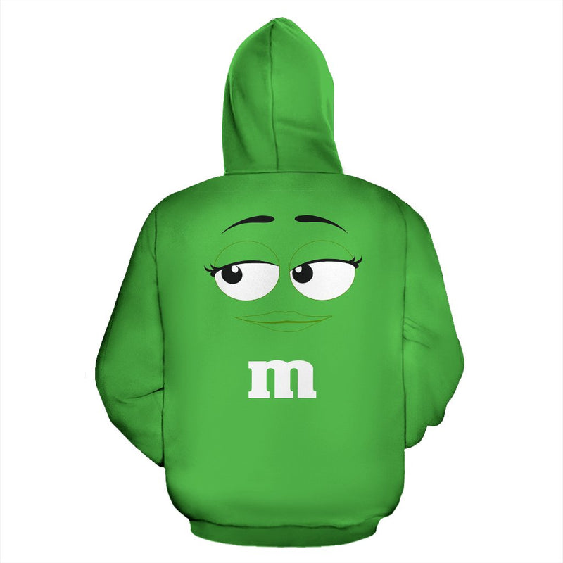 M&M Chocolate Green Hoodie