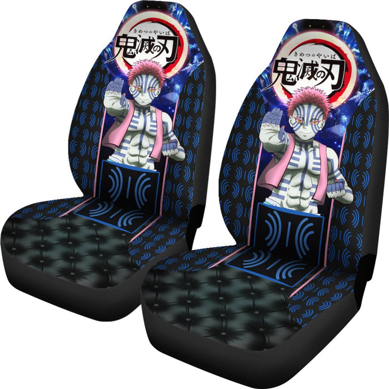 Akaza Demon Slayer Season 2 Custom Car Premium Custom Car Seat Covers Decor Protectors Car Accessories Anime Gift Nearkii