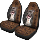 Get In Sit Down Shut Up Hold On Pitbull Premium Custom Car Seat Covers Decor Protectors Nearkii