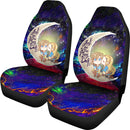 Legend Of Zelda Couple Chibi Couple Love You To The Moon Galaxy Car Seat Covers