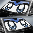 Cute Cartoon Eyes Blue Auto Sun Shades Nearkii