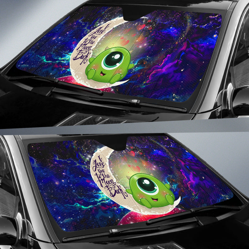 Cute Mike Monster Inc Love You To The Moon Galaxy Car Auto Sunshades Nearkii