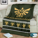 Legend Of Zelda Sign Ugly Christmas Custom Blanket Home Decor Nearkii