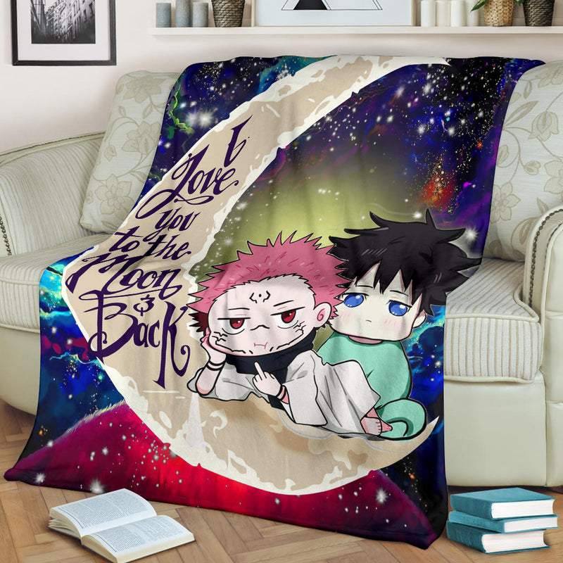 Jujutsu Kaisen Gojo Sakuna Anime Love You To The Moon Galaxy Premium Blanket Nearkii