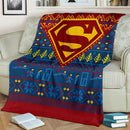 Superman Art Ugly Christmas Custom Blanket Home Decor Nearkii