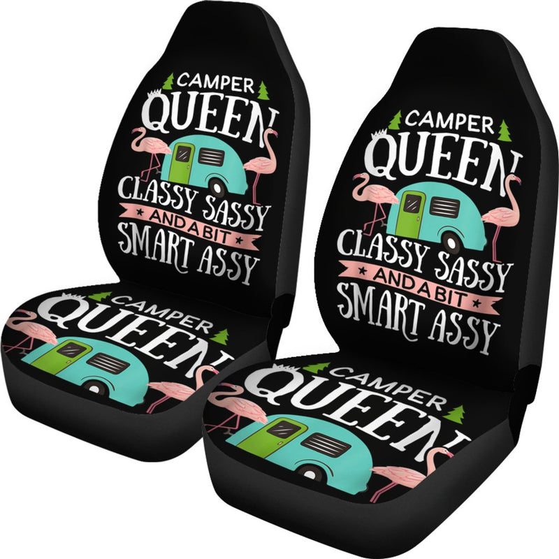Best Camper Queen Classy Sassy Smart Assy Premium Custom Car Seat Covers Decor Protector Nearkii
