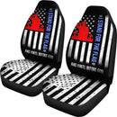 Best I Stand For The Flag And Kneel Before God Us Flag Premium Custom Car Seat Covers Decor Protector Nearkii
