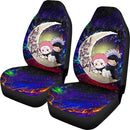 Jujutsu Kaisen Gojo Sakuna Chibi Anime Love You To The Moon Galaxy Car Seat Covers