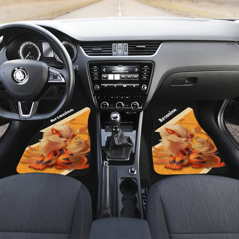 Arcanine Pokemon Car Floor Mats Car Accessories Nearkii