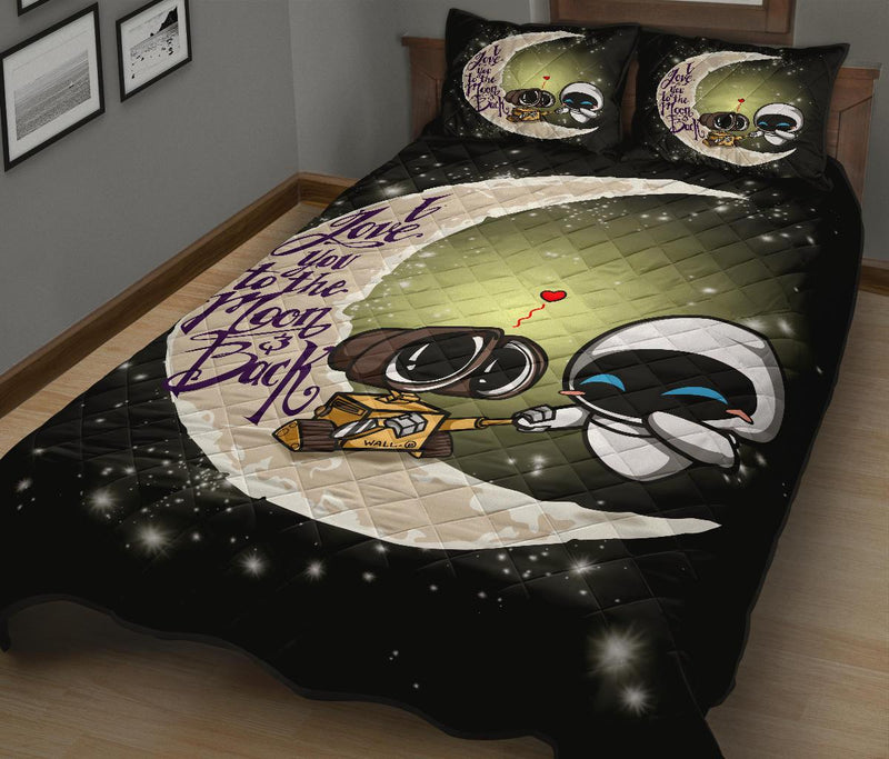 Wall E Couple To The Moon Quilt Bed Sets Nearkii