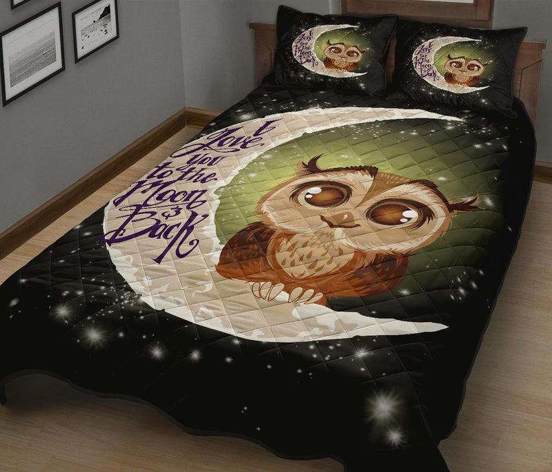 Owl To The Moon Quilt Bed Sets Nearkii