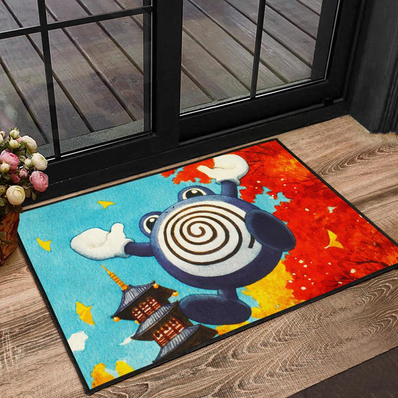 Poliwhirl Japan Pokemon Anime Doormat Nearkii