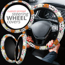 We Bare Bear Chibi Premium Car Steering Wheel Cover Nearkii
