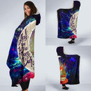Fox Couple Love You To The Moon Galaxy Economy Hooded Blanket Nearkii