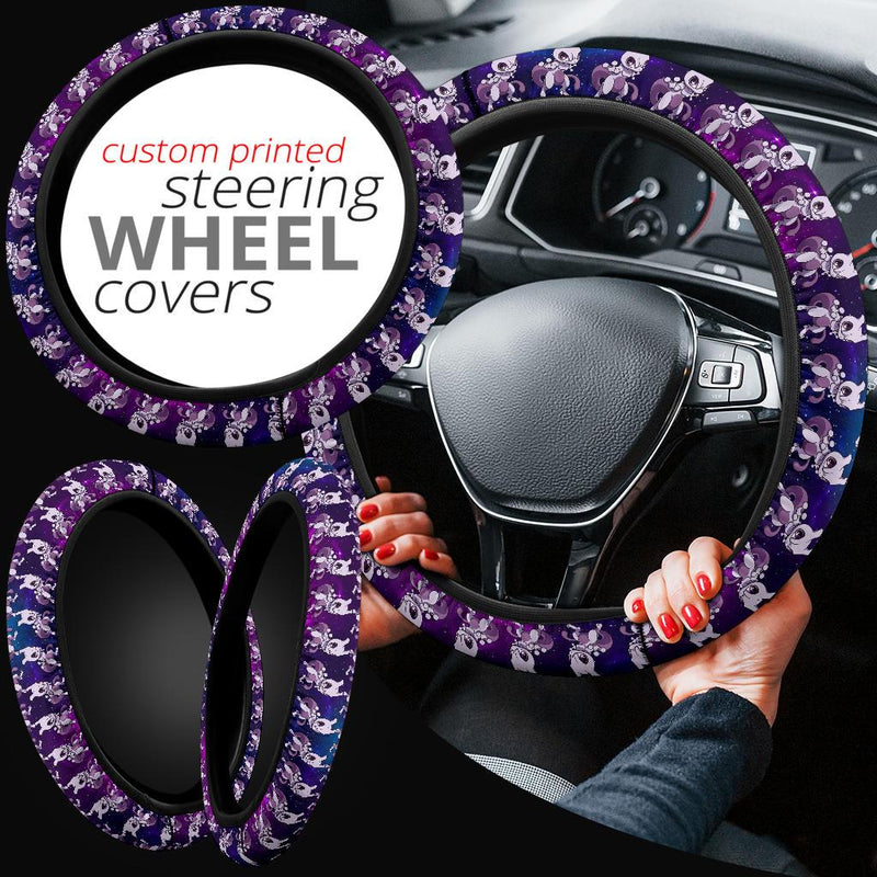 Mewtwo Pokemon Anime Custom Car Steering Wheel Cover Nearkii