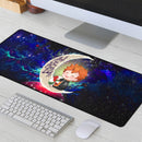 Cute Hinata Haikyuu Love You To The Moon Galaxy Mouse Mat Nearkii