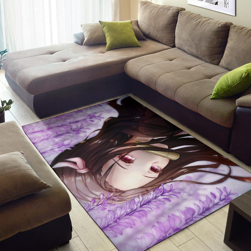 Nezuko Kimetsu No Yaiba Anime Rug Carpet Rug Home Room Decor Nearkii