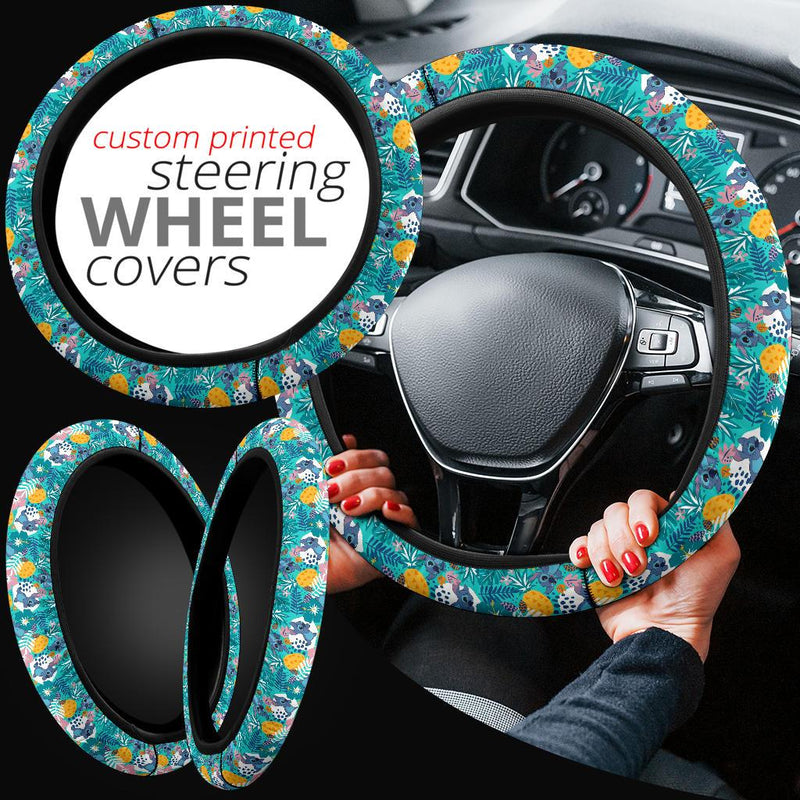 Stitch Hawaii Custom Car Steering Wheel Cover Nearkii