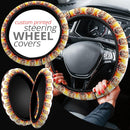 Cute Rengoku Kyojuro Chipi Demon Slayer Anime Car Steering Wheel Cover 1 Nearkii