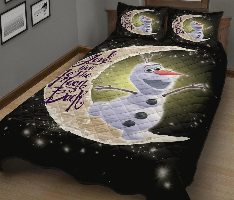 Olaf To The Moon New Quilt Bed Sets Nearkii