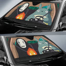 Totoro And No Face Ghibli Car Auto Sunshades Nearkii