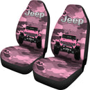 Pink Jeep Camouflage Premium Custom Car Seat Covers Decor Protectors Nearkii