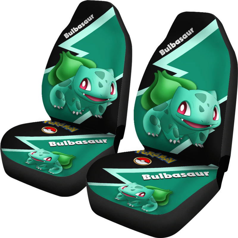 Bulbasaur Pokemon Premium Custom Car Seat Covers Decor Protectors Nearkii