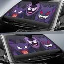 Pokemon Anime Gengar Haunter And Gastly Driving Car Auto Sunshades Nearkii