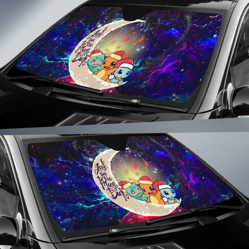 Pokemon Friends Gen 1 Love You To The Moon Galaxy Car Auto Sunshades Nearkii