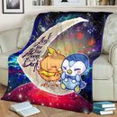 Pokemon Torchic Piplup Love You To The Moon Galaxy Blanket Nearkii