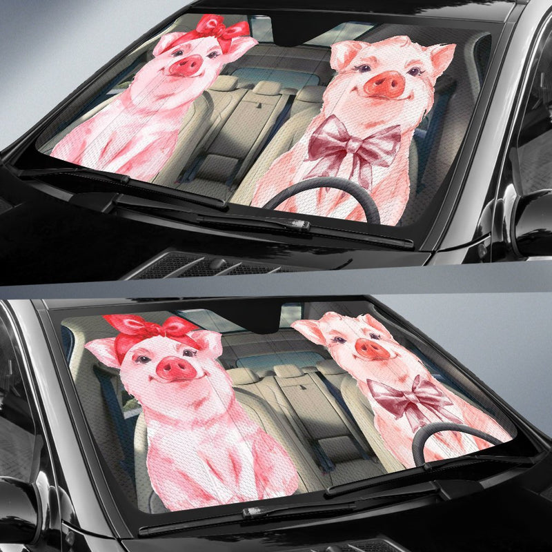 Cute Pig Driving Auto Sun Shades Windshield Accessories Decor Gift Nearkii