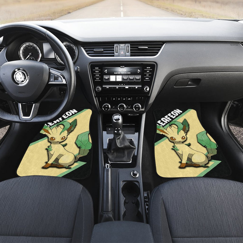 Leafeon Car Floor Mats Custom Anime Pokemon Car Interior Accessories Nearkii