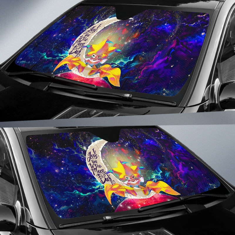 Jirachi Pokemon Love You To The Moon Galaxy Car Auto Sunshades Nearkii