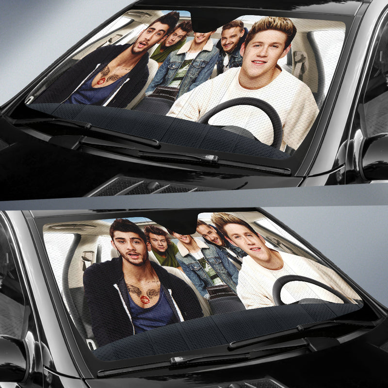 One Direction Car Auto Sun Shades Windshield Accessories Decor Gift Nearkii