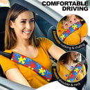 Autism Puzzle Premium Custom Car Seat Belt Covers Nearkii