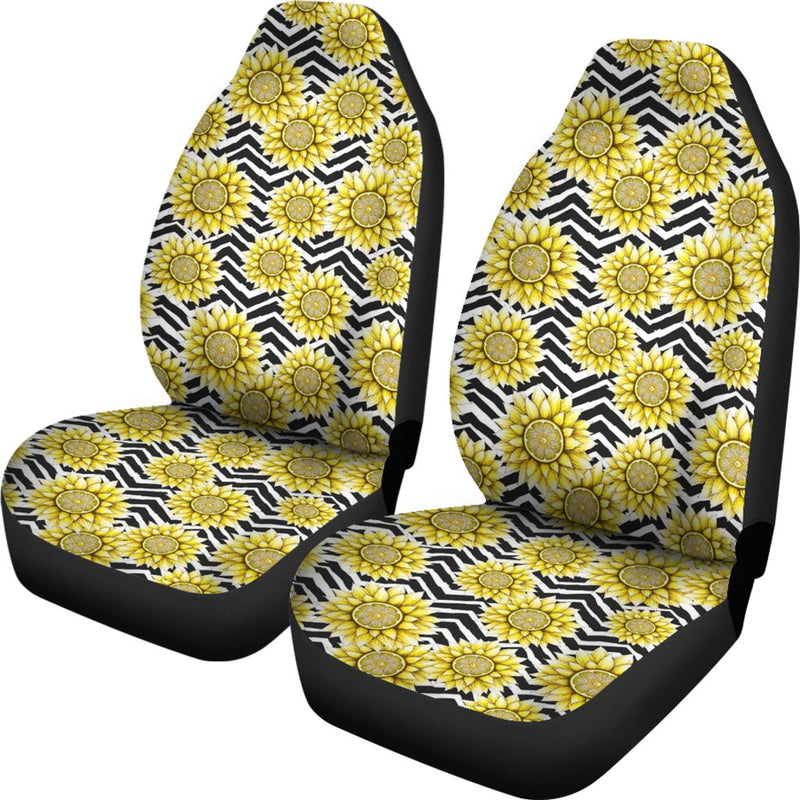 Best Sunflower Pattern Premium Custom Car Seat Covers Decor Protector Nearkii