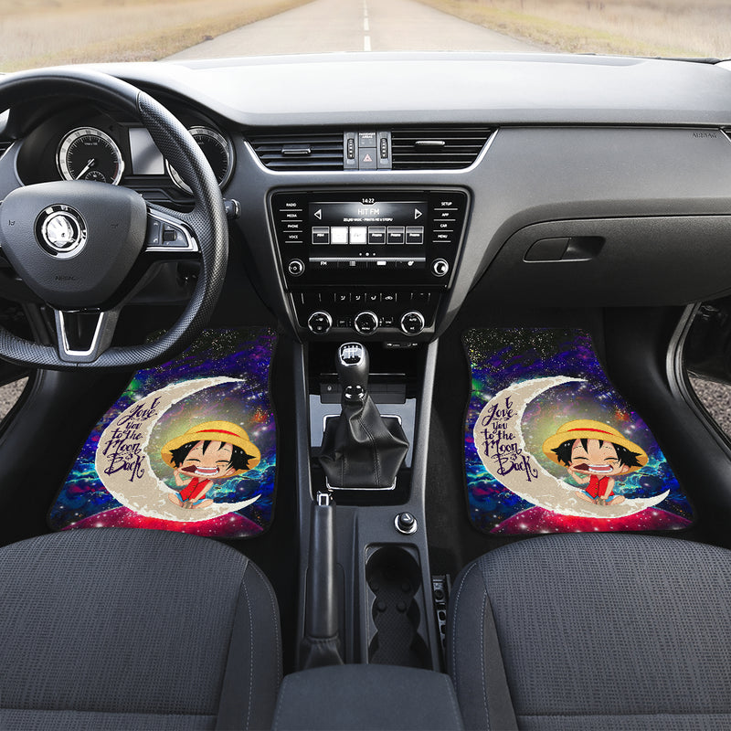 Luffy One Piece Love You To The Moon Galaxy Car Mats Nearkii