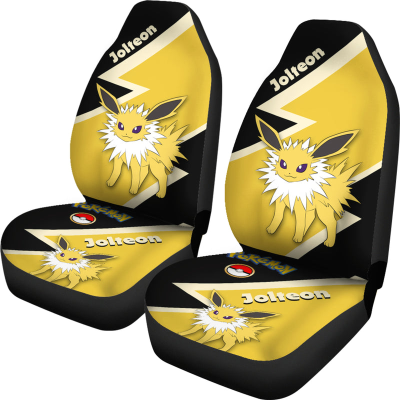 Jolteon Eevee Evolution Pokemon Premium Custom Car Seat Covers Decor Protectors Nearkii