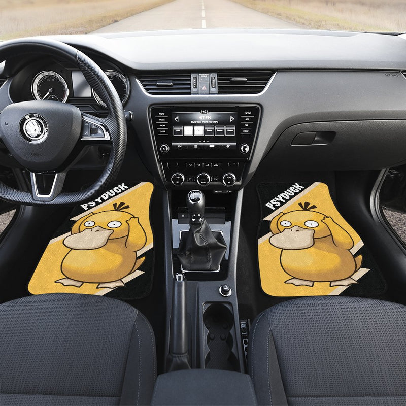 Psyduck Car Floor Mats Custom Anime Pokemon Car Interior Accessories Nearkii