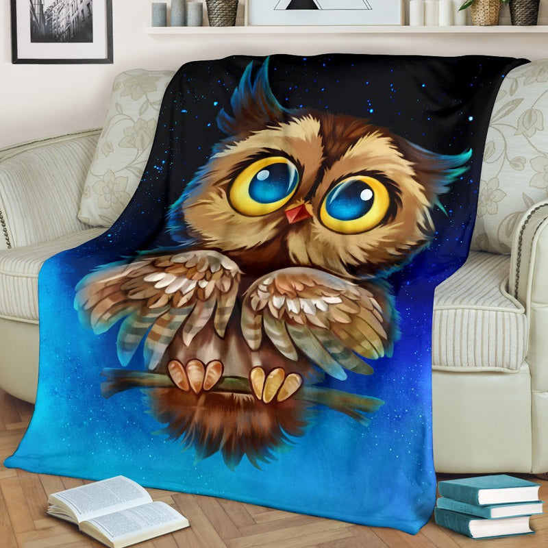 Owl Night 2022 Premium Blanket Nearkii